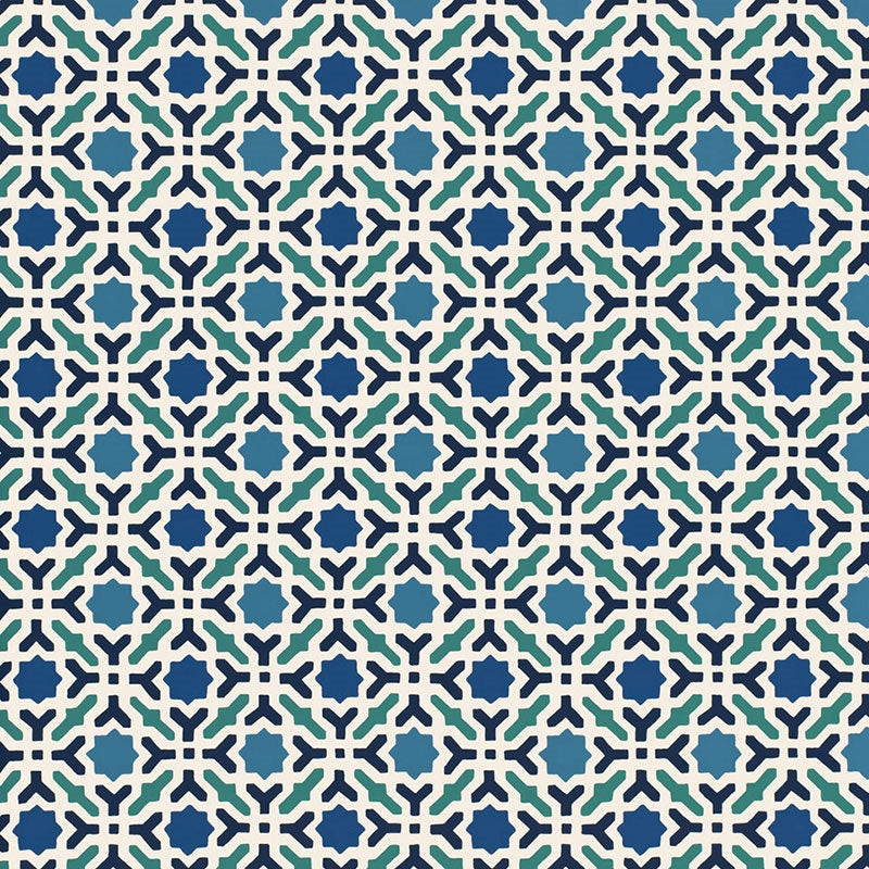 Shop 5005970 Serallo Mosaic Aegean Schumacher Wallpaper