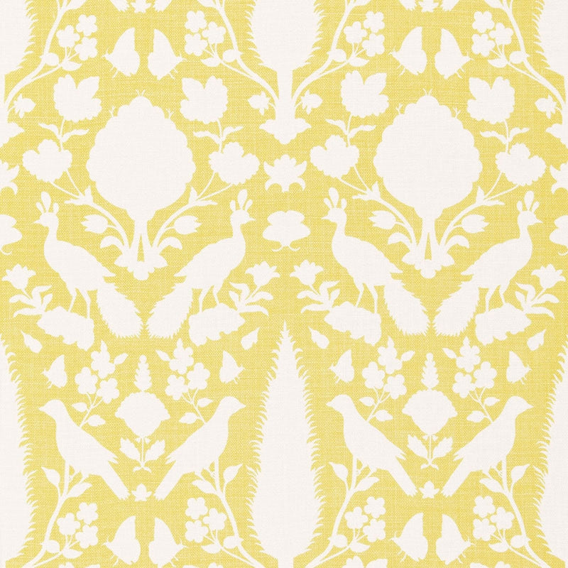 Purchase sample of 173565 Chenonceau, Buttercup by Schumacher Fabric