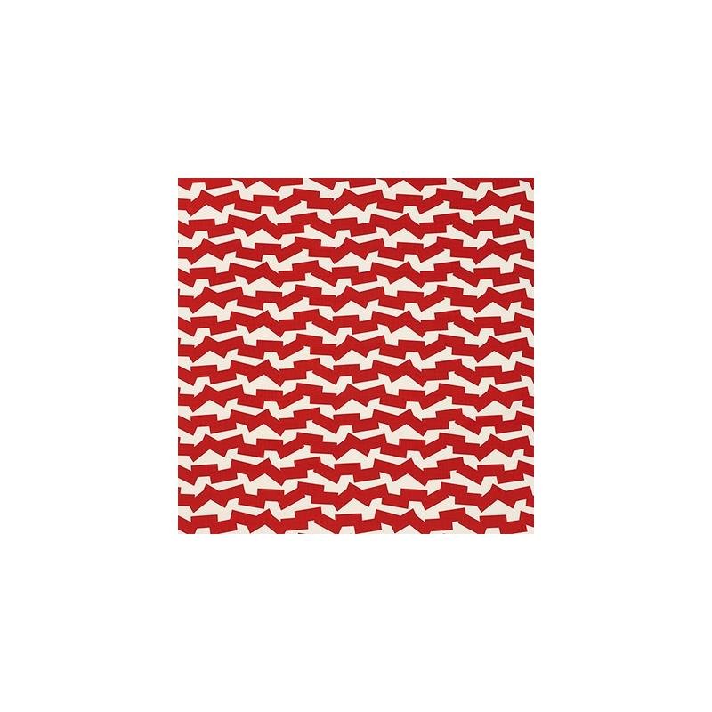 Purchase sample of 176672 Jumble Ii, Red by Schumacher Fabric