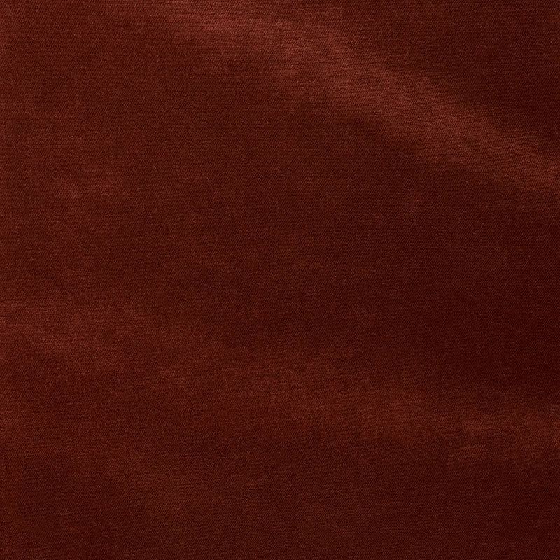 Purchase sample of 70506 Rocky Performance Velvet, Russet by Schumacher Fabric