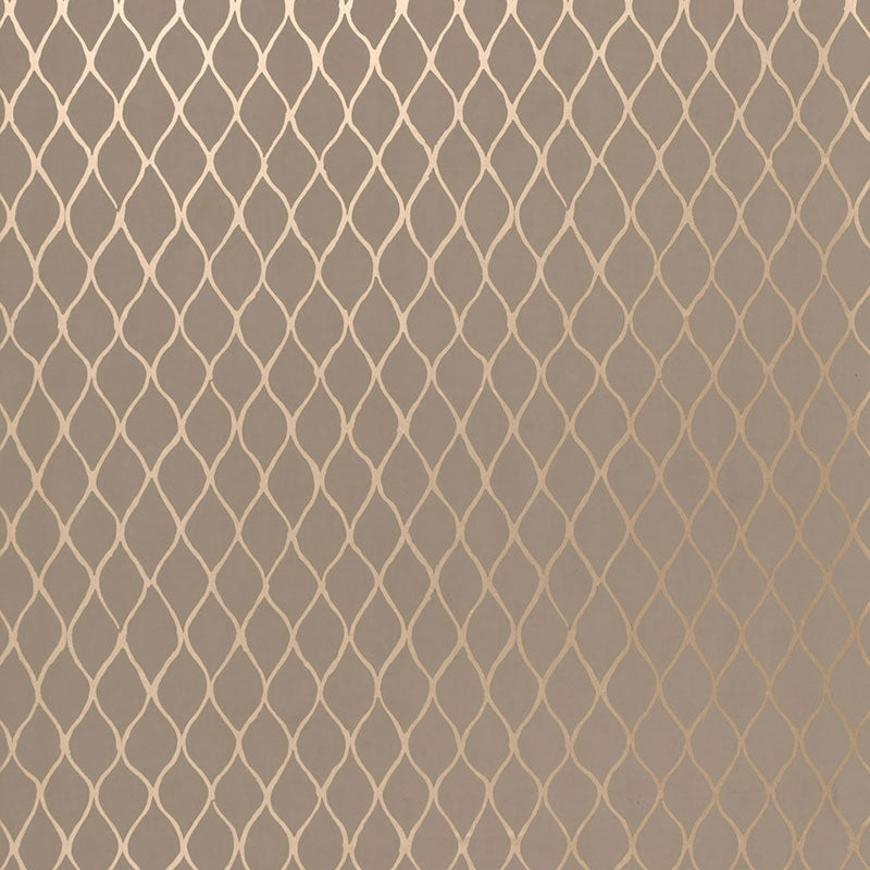 View 5005912 Valencia Taupe / Pewter Schumacher Wallpaper