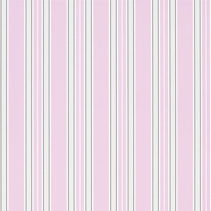 Sample P586-08 Pinstripe, Peony by Designer Guild Wallpaper