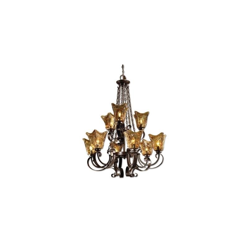 21105 Knotted Rattan Light 3 Lt. Pendant by Uttermost,,,