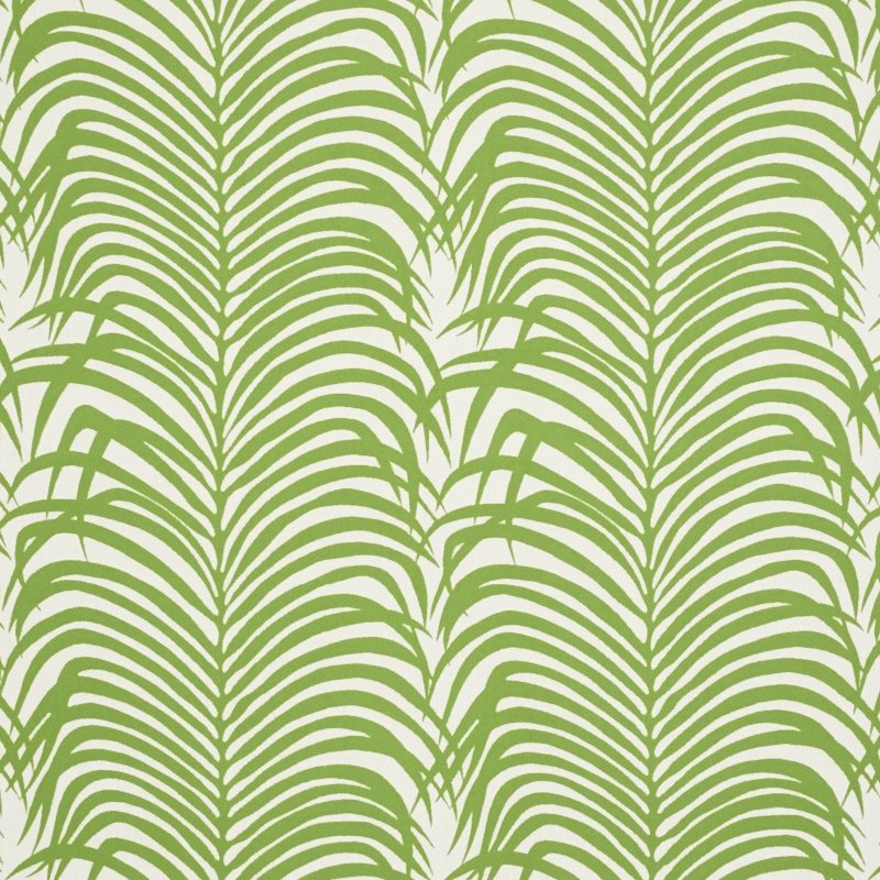 Purchase sample of 73171 Zebra Palm Indoor/Outdoor, Leaf by Schumacher Fabric