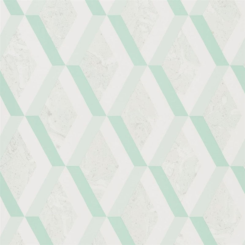 Sample PDG1054-07 Jourdain Jade by Designer Guild Wallpaper