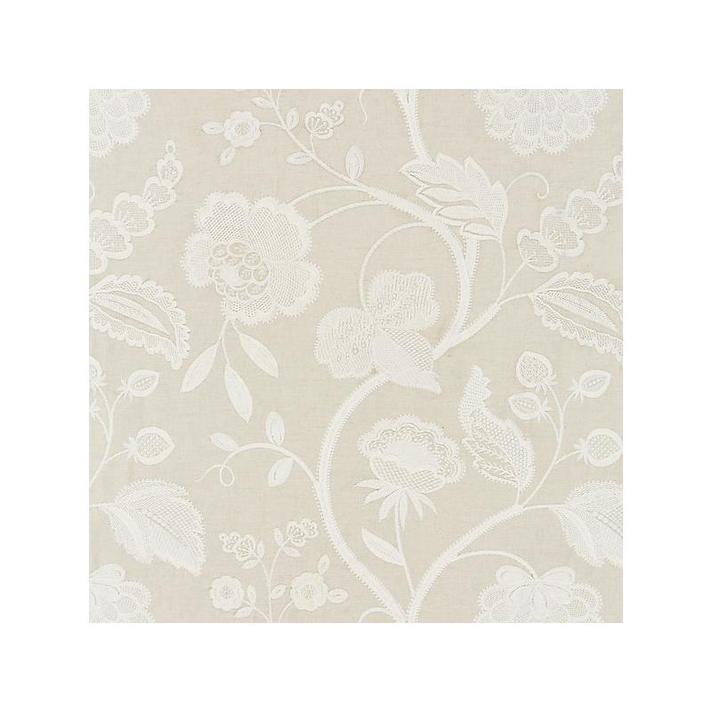 Search 27151-001 Kensington Embroidery Flax by Scalamandre Fabric