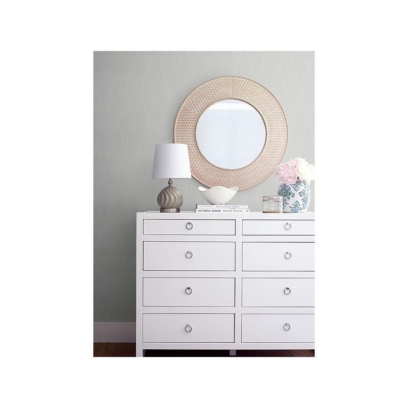 Select 2976-86519 Grey Resource Tetsu Pewter Ogee Wave Pewter A-Street Prints Wallpaper