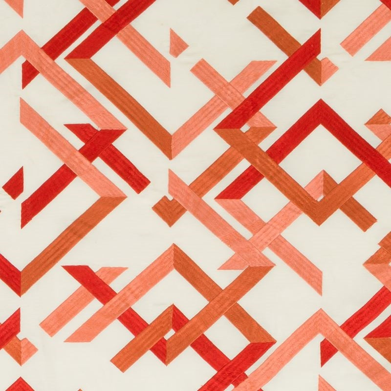 247705 | Abstract FretCoral - Beacon Hill Fabric