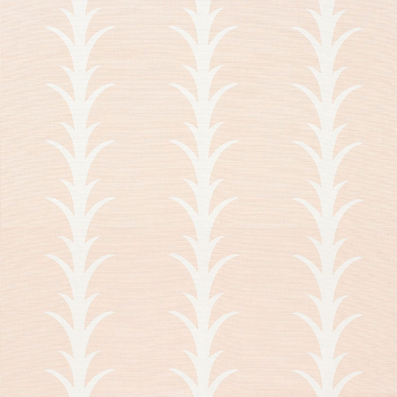 Purchase sample of 177634 Acanthus Stripe, Blush by Schumacher Fabric