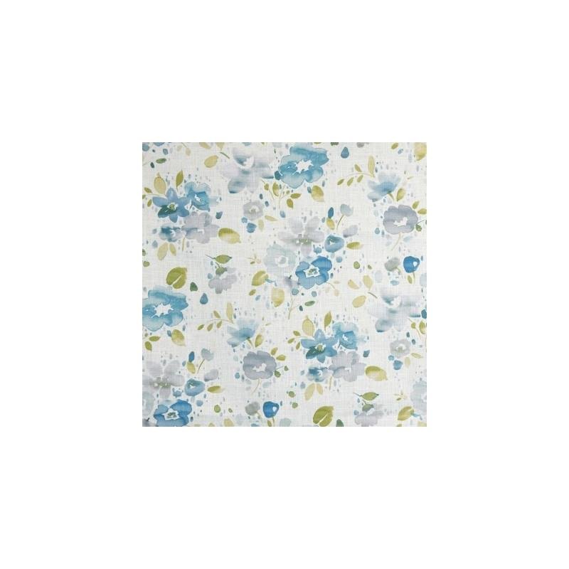 Order S4141 Pond Blue Floral Greenhouse Fabric
