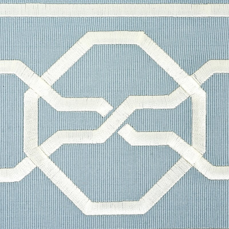 77154 Mandeville Tape,Sky by Schumacher Fabric,77154 Mandeville Tape