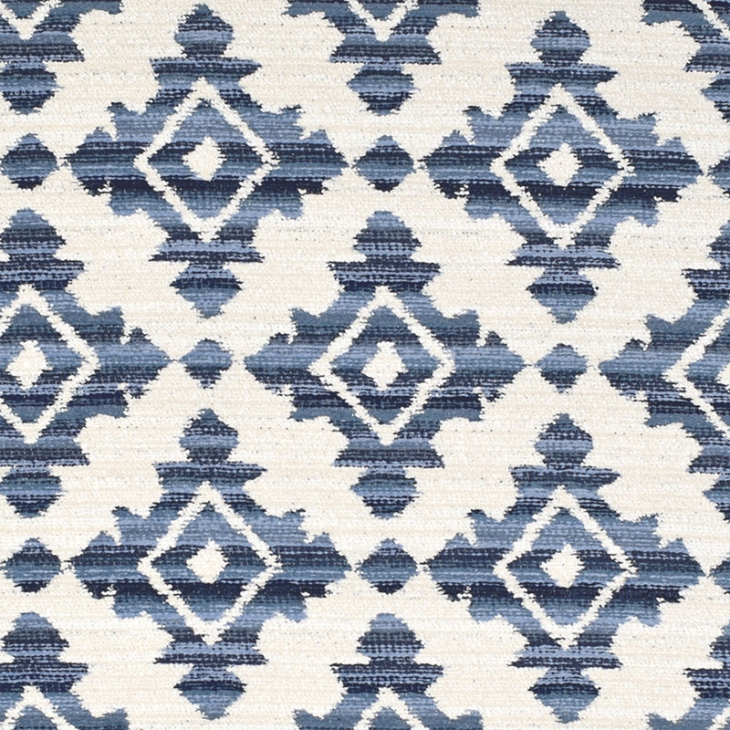 Looking S4612 Azure Diamond Blue Greenhouse Fabric