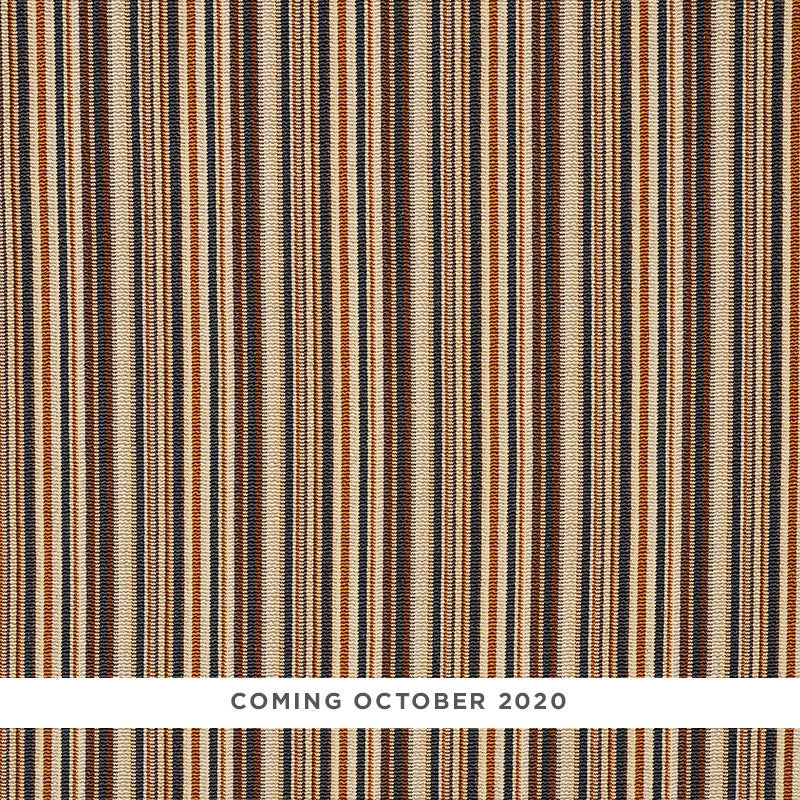 Purchase sample of 79350 Sinoir Stripe, Neutral by Schumacher Fabric