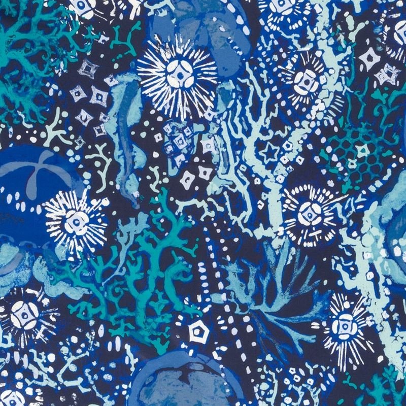 250533 | Phosphorescent, Navy - Beacon Hill Fabric