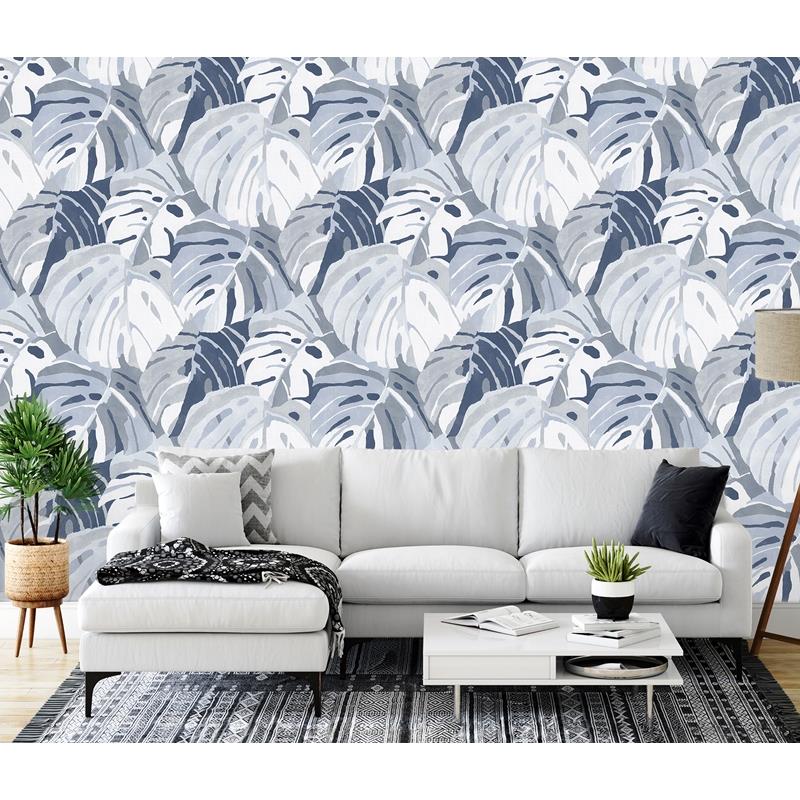 Buy ASTM3907 Katie Hunt Castaway Ocean Blue Wall Mural A-Street Prints Wallpaper
