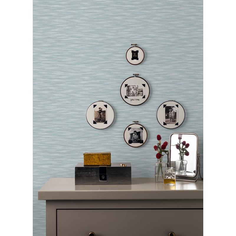 Acquire 2970-26153 Revival Benson Light Blue Variegated Stripe Wallpaper Light Blue A-Street Prints Wallpaper