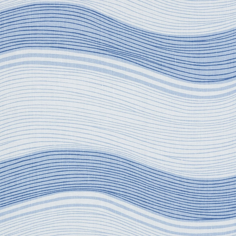 Purchase sample of 177351 La Marea, Blue by Schumacher Fabric