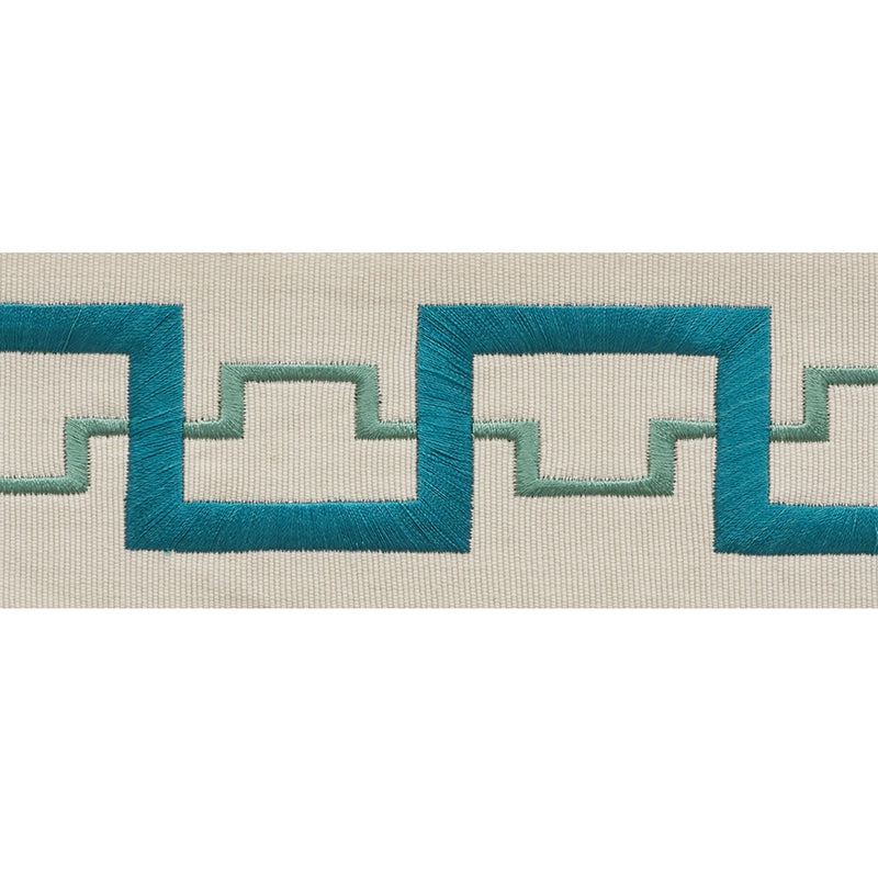 74351 | Turret Tape, Peacock - Schumacher Fabric