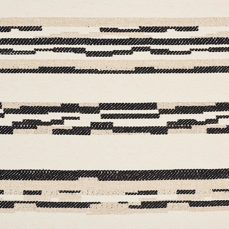 Purchase sample of 76511 Sambar, Black & Gold by Schumacher Fabric