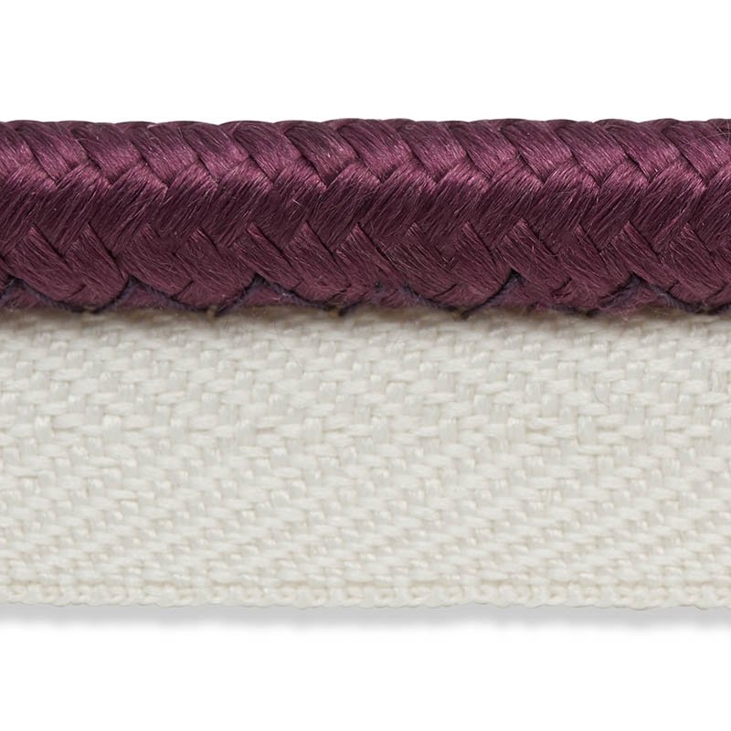 74675 Pierre Silk Gimp,Eggplant by Schumacher Fabric,74675 Pierre Silk Gimp