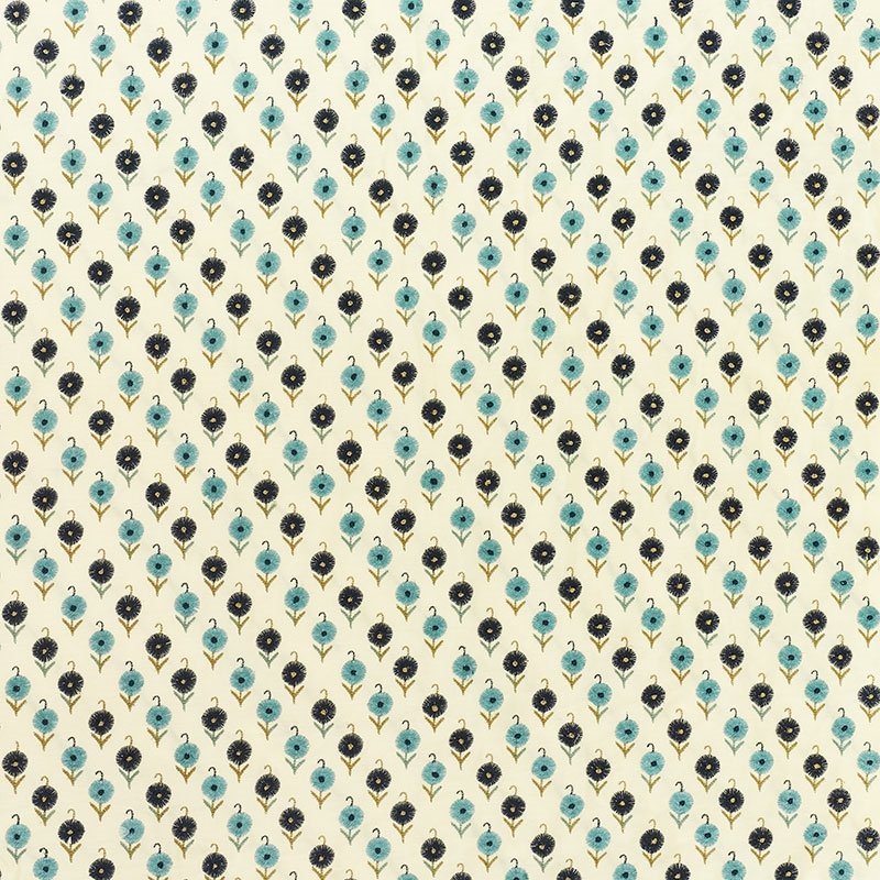 Purchase sample of 70210 Avodica Embroidery, Aegean by Schumacher Fabric