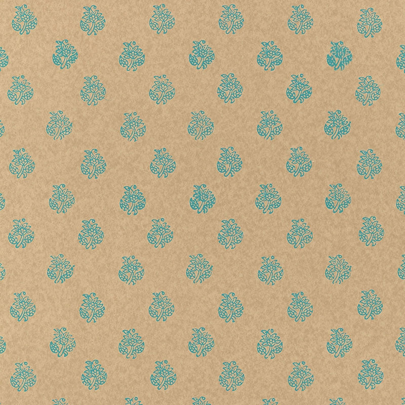 Shop 5005254 Kaladera Turquoise Schumacher Wallpaper