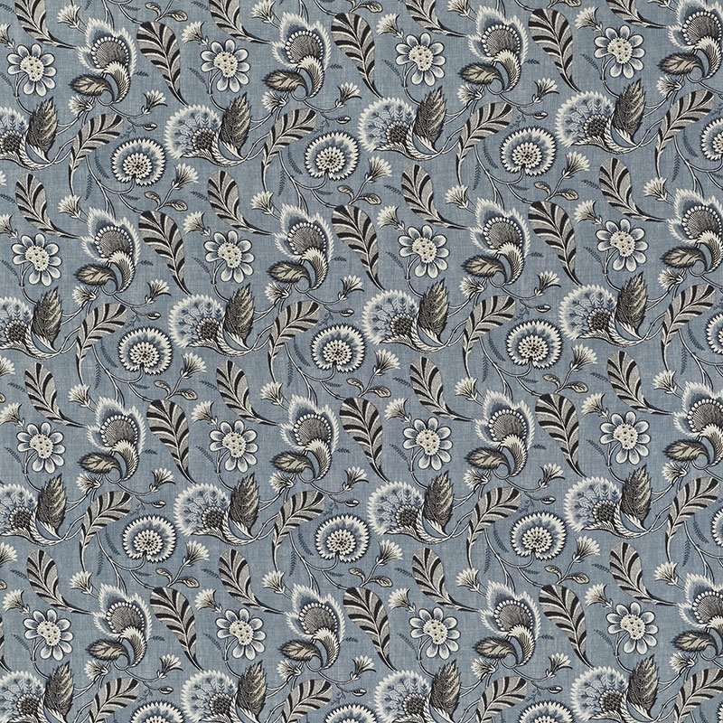 Purchase sample of 176443 Ursula, Delft by Schumacher Fabric
