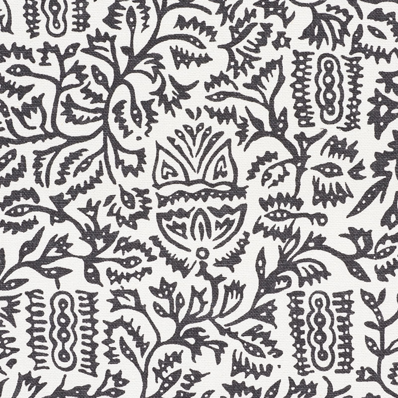 Purchase sample of 177772 Morris, Carbon by Schumacher Fabric