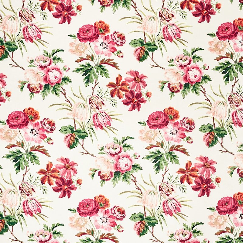 Purchase sample of 176813 Cecil, Rose by Schumacher Fabric