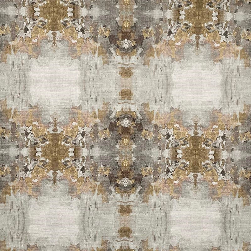 Save 8957 FRU STONEHEDGE Gold Gray Magnolia Fabric