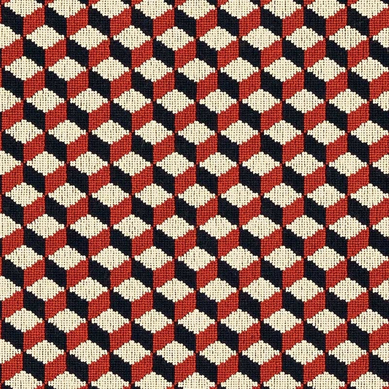 Purchase sample of 69853 Atwood, Carnelian by Schumacher Fabric