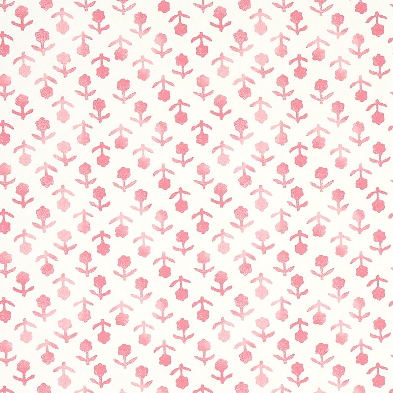 Purchase 5011940 Beatriz Pink Schumacher Wallcovering Wallpaper