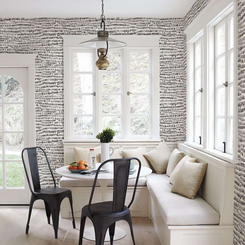 Buy 2764-24354 Runes Charcoal Brushstrokes Mistral A-Street Prints Wallpaper