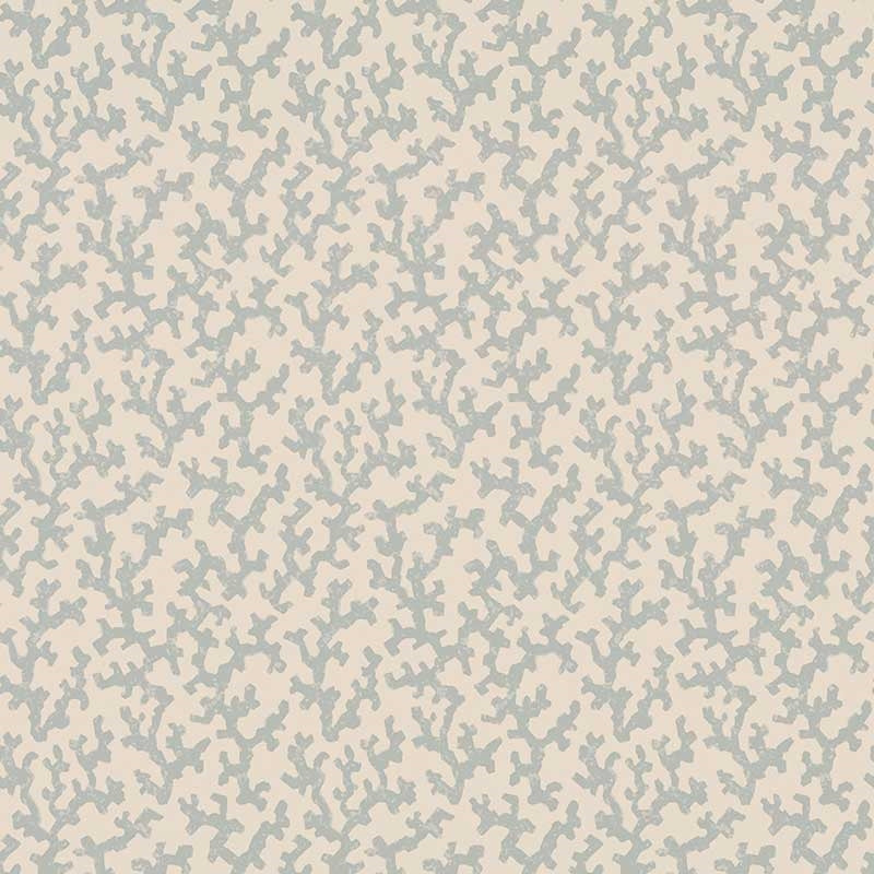 Buy 5008004 Folly Orpington Blue Schumacher Wallpaper