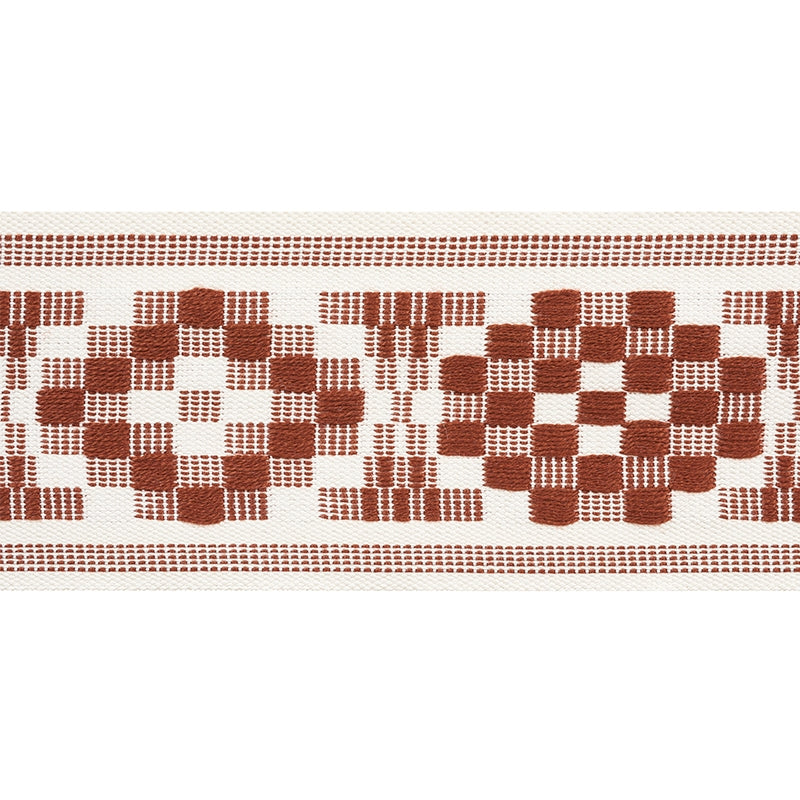 75312 | Maidstone Tape, Russet - Schumacher Fabric