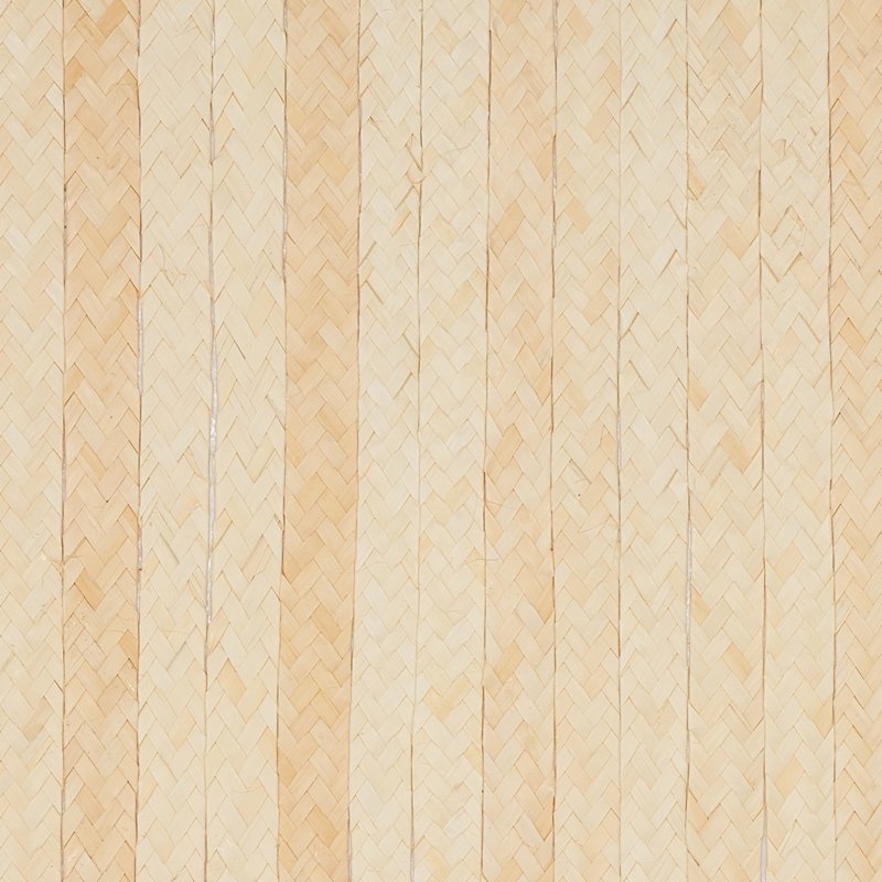 View 5010190 Braided Buri Natural Schumacher Wallcovering Wallpaper