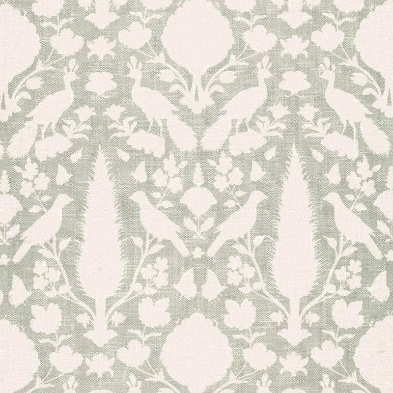 Purchase sample of 173562 Chenonceau, Aquamarine by Schumacher Fabric
