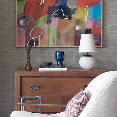 Order 2988-70608 Inlay Jenga Charcoal Striped Column Charcoal A-Street Prints Wallpaper