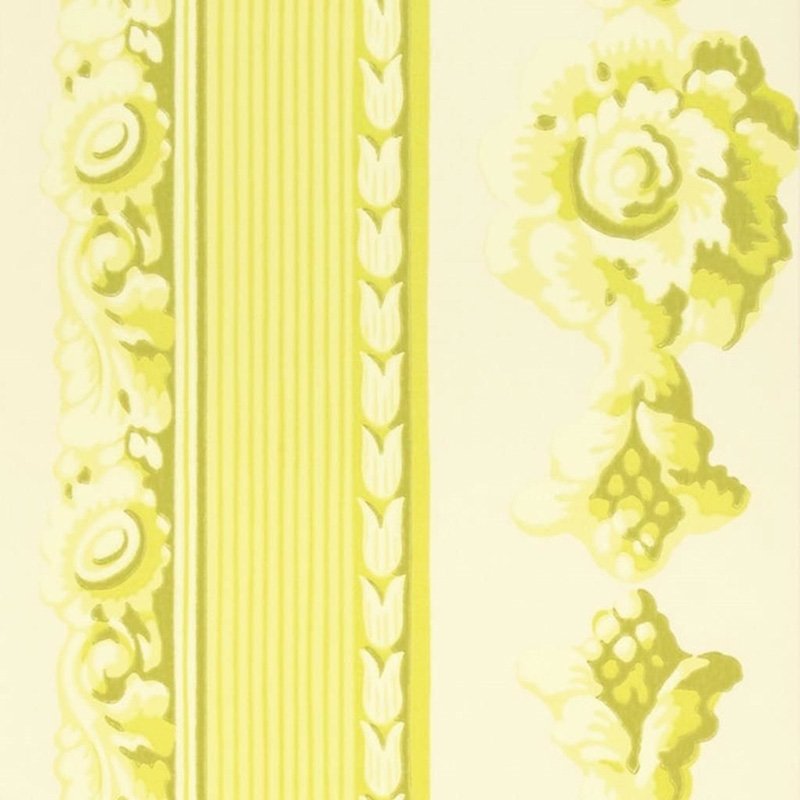 Sample P548-01 Palazzetto, Chartreuse by Designer Guild Wallpaper