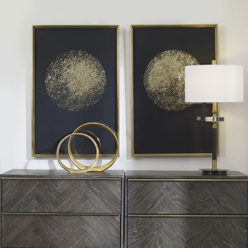 45098 | Uttermost Gold Rondure Framed Prints, S/2 - Uttermost