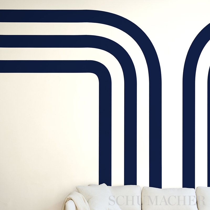 Save on 5013781 Virginia Panel A Cobalt Schumacher Wallcovering Wallpaper