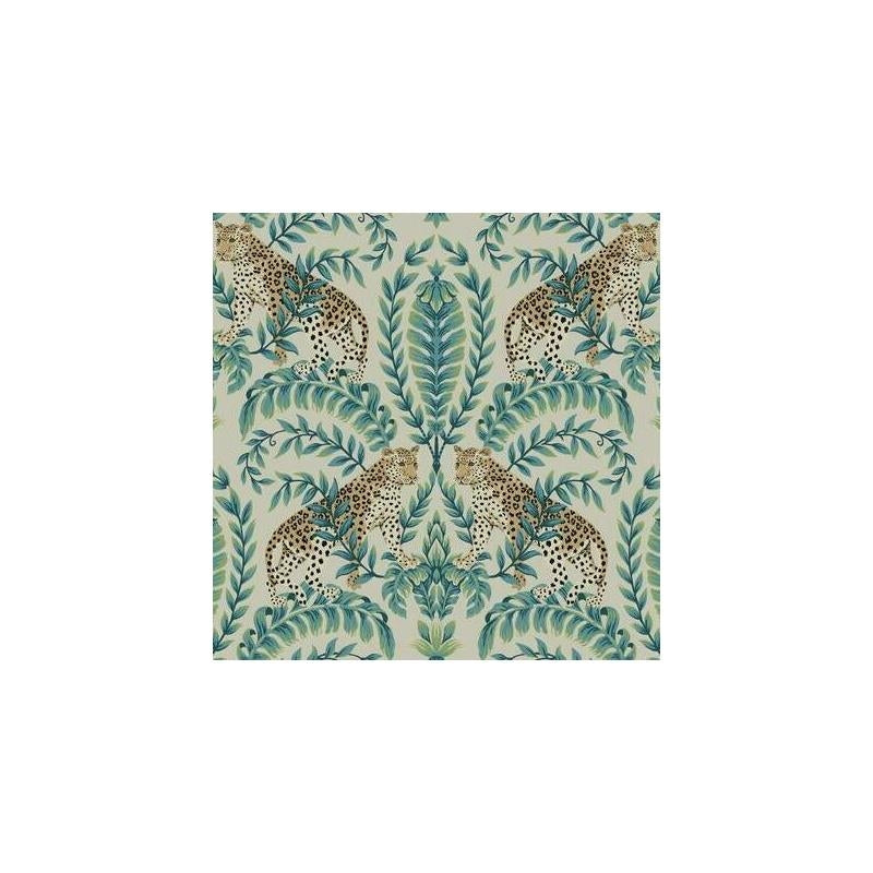 Sample - KT2206 Ronald Redding 24 Karat, Jungle Leopard Wallpaper Taupe by Ronald Redding
