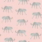 Looking DD139177 Design Department Prowl Pink Jaguars Wallpaper Pink Brewster