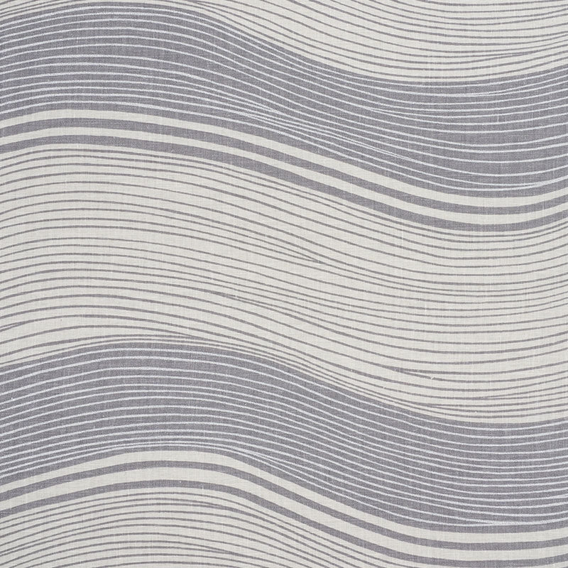 Purchase sample of 177350 La Marea, Grey by Schumacher Fabric