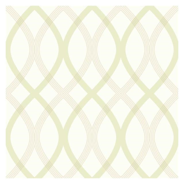 Purchase sample of 2535-20669 Simple Space 2, Contour Green Geometric Lattice by Beacon House Wallpaper