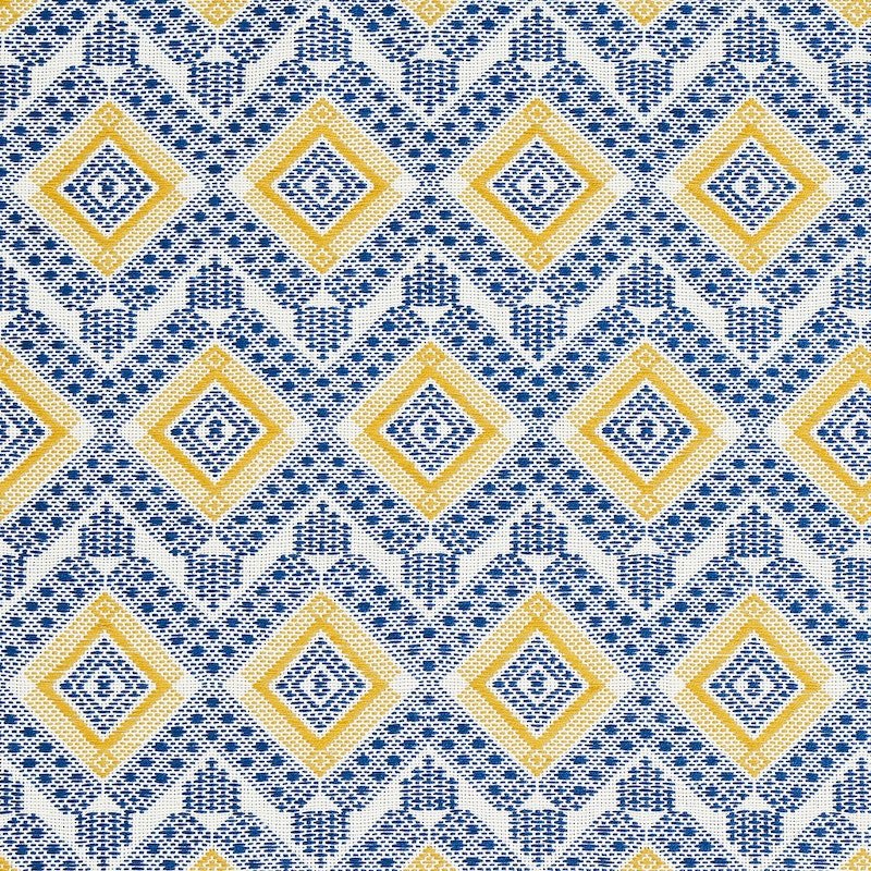 Purchase sample of 78901 Ocosito Hand Woven, Blue by Schumacher Fabric