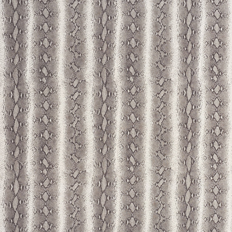 Purchase sample of 176351 Snake Rattle Roll Linen, Ash by Schumacher Fabric