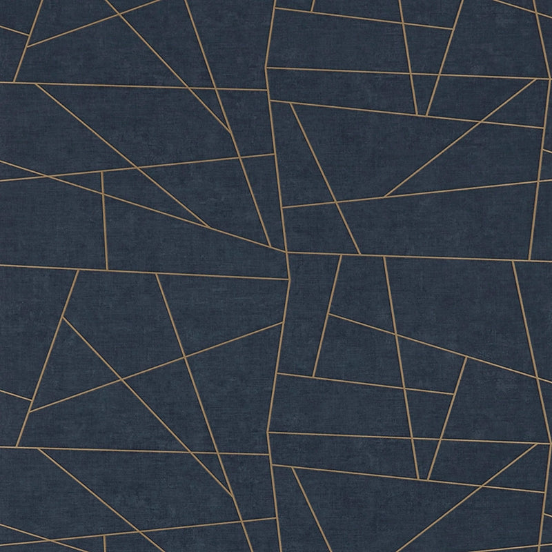 Purchase 6495 Vinyl Abstract Geo Navy Fragment Phillip Jeffries Wallpaper