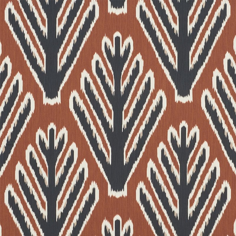 Purchase sample of 178562 Bodhi Tree, Brown & Black by Schumacher Fabric