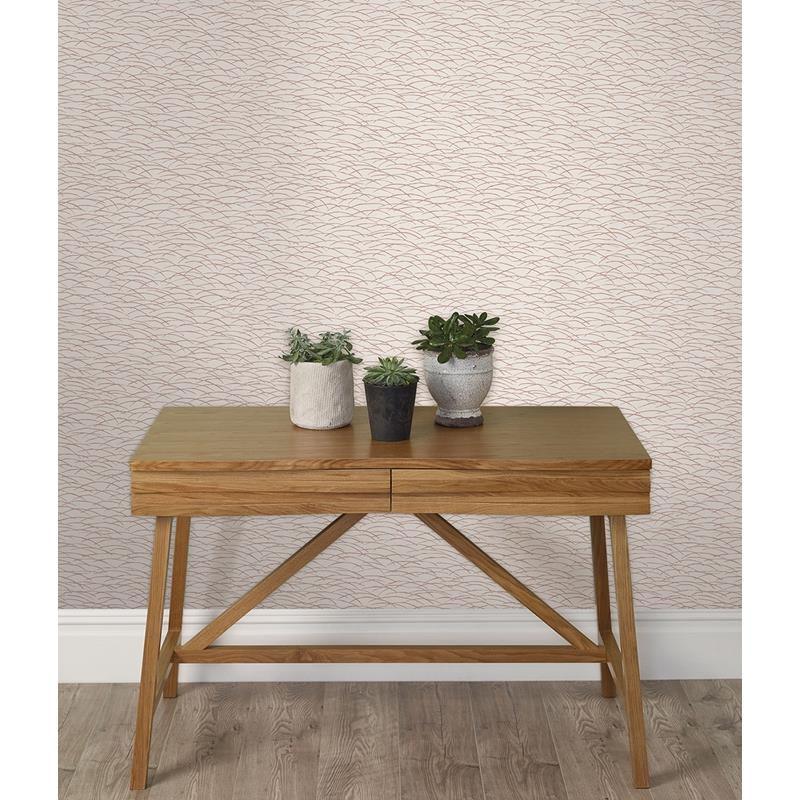 Find 2889-25244 Plain Simple Useful Hono Rose Gold Abstract Wave Rose Gold A-Street Prints Wallpaper